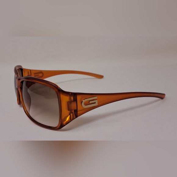 Gucci Sunglasses Vintage 90s Y2K Tom Ford Orange Brown GG2550/S LU4 58-15-125 - Picture 3 of 13